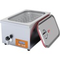 Cyrkulator bemarowy do sous-vide 0,7 kW - widok z przodu z uchyloną pokrywą