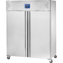 Szafa chłodnicza 2 drzwiowa ze stali nierdzewnej, na kółkach, GN 2/1, 1300 l