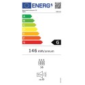 Chłodziarka do wina 2Z 38FL - etykieta energetyczna klasy G, 146 kWh rocznie