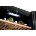 Chłodziarka do wina 2Z 40FL - panel sterowania i oświetlenie LED nad półką