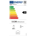 Szafa chłodnicza 830WB - etykieta energetyczna klasy D