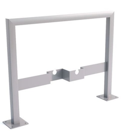 Stojak rowerowy U-17, profil 50x50 z wycinką laserową kreuj swój biznes z Wyposażenie sklepów i instytucji  - Kreuj swój biznes z 4store.pl