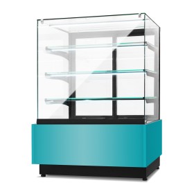 Witryna cukiernicza neutralna Dolce Visione Neutro Premium 900, podświetlany cokół, 900x670x1300