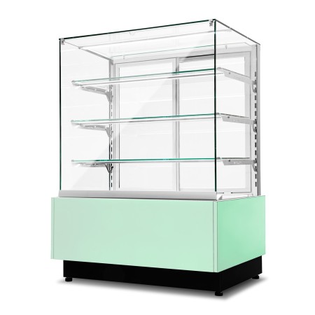 Witryna cukiernicza neutralna Dolce Visione Neutro Premium 900, wnętrze ze stali nierdzewnej, 900x670x1300 kreuj swój biznes z Wyposażenie sklepów i instytucji  - Kreuj swój biznes z 4store.pl