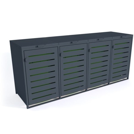 Zabudowa do pojemników na odpadki III 4x240 l kreuj swój biznes z Wyposażenie sklepów i instytucji  - Kreuj swój biznes z 4store.pl