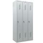 Szafa socjalna, trójdzielna, metalowa, ubraniowa, BHP LS 31 kreuj swój biznes z Wyposażenie sklepów i instytucji  - Kreuj swój biznes z 4store.pl