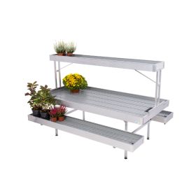 Stół zalewowy 1 x 2 m,"Floks", do ekspozycji kwiatów, stacjonarny, wystawowy