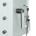 Sejf Banker M 1055 - klamka, ryglownice i klucze w drzwiach