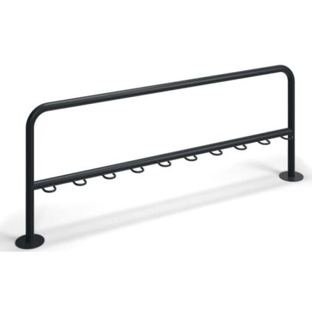 Stojak na hulajnogi typu U na 9 stanowisk kreuj swój biznes z Wyposażenie sklepów i instytucji  - Kreuj swój biznes z 4store.pl