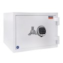 Sejf Protector PLUS 3450 - widok z przodu na zamek elektroniczny i zasuwy
