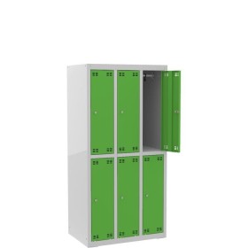 Szafka szkolna SLIM dla 6 uczniów (6D) wys.150 cm