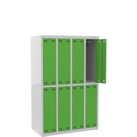Szafka szkolna SLIM dla 8 uczniów (8D) wys.150 cm