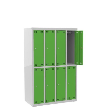 Szafka szkolna SLIM dla 8 uczniów (8D) wys.150 cm kreuj swój biznes z Wyposażenie sklepów i instytucji  - Kreuj swój biznes z 4store.pl