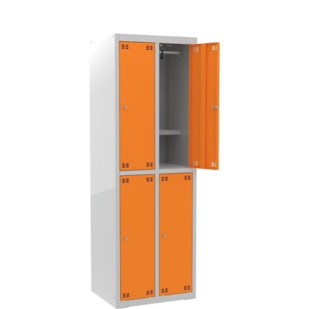 Szafka szkolna dla 4 uczniów (4D) z półką na książki szer.60 cm, wys.180 cm kreuj swój biznes z Wyposażenie sklepów i instytucji  - Kreuj swój biznes z 4store.pl