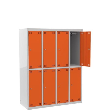 Szafka szkolna dla 8 uczniów (8D) szer.117 cm, wys.150 cm kreuj swój biznes z Wyposażenie sklepów i instytucji  - Kreuj swój biznes z 4store.pl