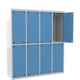 Szafka szkolna dla 8 uczniów (8D) szer.157 cm, wys.180 cm