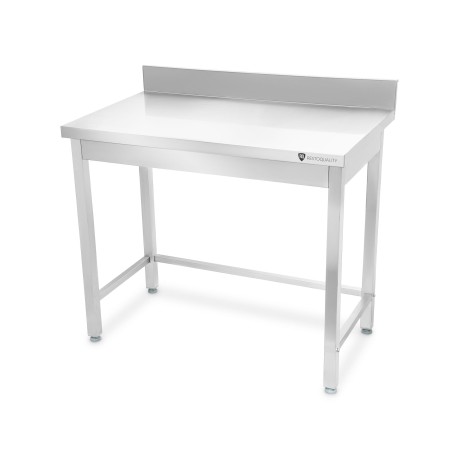 Stół przyścienny bez półki, 1000 x 600 x 850 mm, stal nierdzewna, skręcany kreuj swój biznes z Wyposażenie sklepów i instytucji  - Kreuj swój biznes z 4store.pl