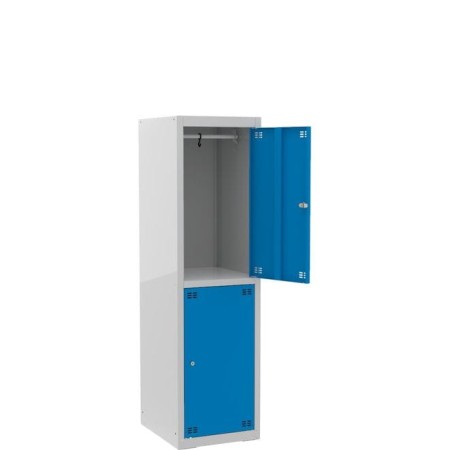 Szafka szkolna dla 2 uczniów (2D) szer.41,5 cm, wys.150 cm kreuj swój biznes z Wyposażenie sklepów i instytucji  - Kreuj swój biznes z 4store.pl