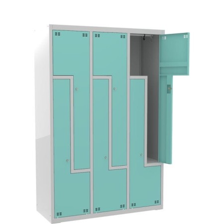 Szafa ubraniowa z drzwiami typu L PROFI L6 szer.118,5 cm kreuj swój biznes z Wyposażenie sklepów i instytucji  - Kreuj swój biznes z 4store.pl