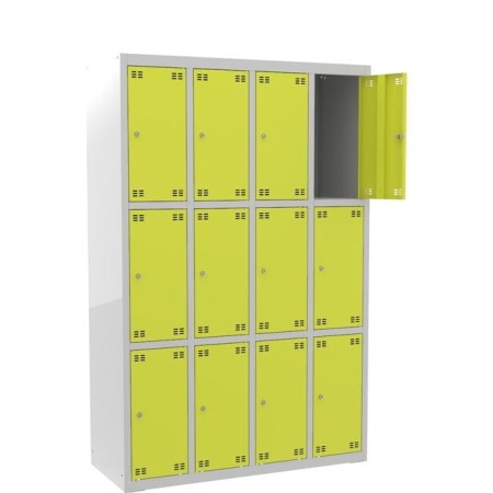 Szafka skrytkowa PROFI B12/3 szer.117 cm, wys.180 cm kreuj swój biznes z Wyposażenie sklepów i instytucji  - Kreuj swój biznes z 4store.pl