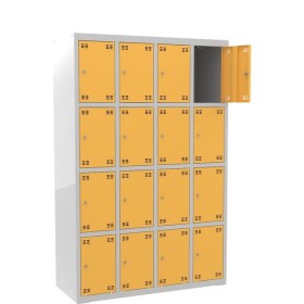 Szafka skrytkowa PROFI B16/4 szer.117 cm, wys. 180 cm