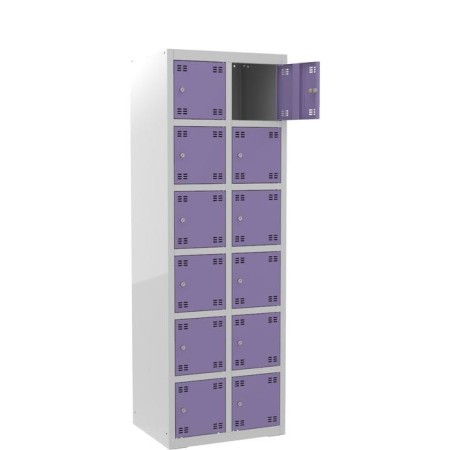 Szafka skrytkowa PROFI B12/6 szer.60 cm, wys. 180 cm kreuj swój biznes z Wyposażenie sklepów i instytucji  - Kreuj swój biznes z 4store.pl