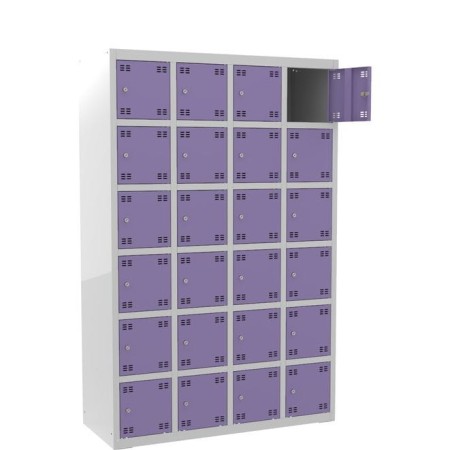 Szafka skrytkowa PROFI B24/6 szer.117 cm, wys. 180 cm kreuj swój biznes z Wyposażenie sklepów i instytucji  - Kreuj swój biznes z 4store.pl