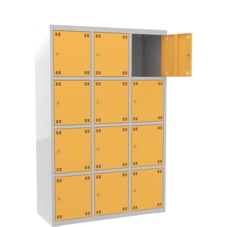 Szafka skrytkowa PROFI B12/4 szer.118,5 cm, wys. 180 cm kreuj swój biznes z Wyposażenie sklepów i instytucji  - Kreuj swój biznes z 4store.pl