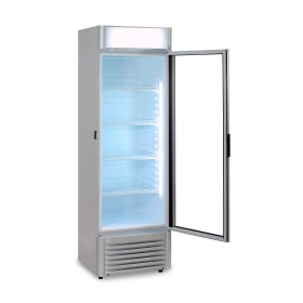 Szafa chłodnicza 350 litrów, przeszklone drzwi, fabrycznie nowa, R600a