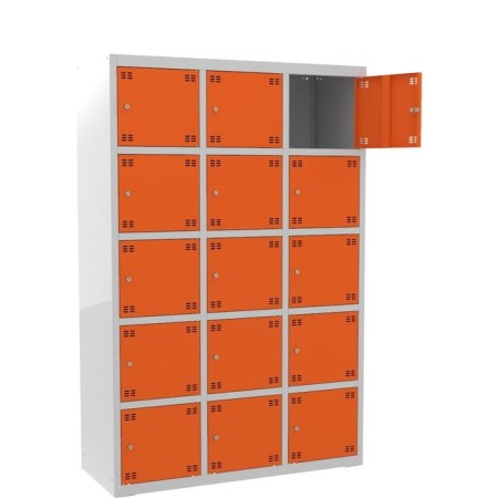 Szafka skrytkowa PROFI B15/5 szer.118,5 cm, wys. 180 cm kreuj swój biznes z Wyposażenie sklepów i instytucji  - Kreuj swój biznes z 4store.pl