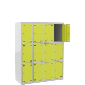 Szafka skrytkowa PROFI B12/3 szer.117 cm, wys. 150 cm