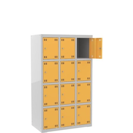 Szafka skrytkowa PROFI B12/4 szer.88,5 cm, wys. 150 cm kreuj swój biznes z Wyposażenie sklepów i instytucji  - Kreuj swój biznes z 4store.pl