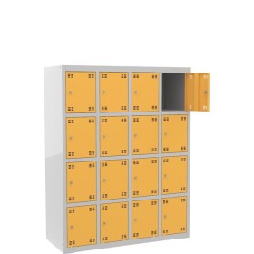 Szafka skrytkowa PROFI B16/4 szer.117 cm, wys. 150 cm