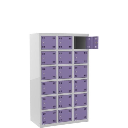 Szafka skrytkowa PROFI B18/6 szer.88,5 cm, wys. 150 cm kreuj swój biznes z Wyposażenie sklepów i instytucji  - Kreuj swój biznes z 4store.pl