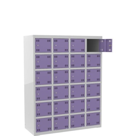 Szafka skrytkowa PROFI B24/6 szer.117 cm, wys. 150 cm kreuj swój biznes z Wyposażenie sklepów i instytucji  - Kreuj swój biznes z 4store.pl