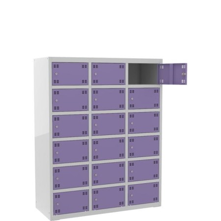 Szafka skrytkowa PROFI B18/6 szer.118,5 cm, wys. 150 cm kreuj swój biznes z Wyposażenie sklepów i instytucji  - Kreuj swój biznes z 4store.pl