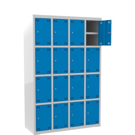 Szafka skrytkowa z półką PROFI B16/4 szer.117 cm, wys. 180 cm kreuj swój biznes z Wyposażenie sklepów i instytucji  - Kreuj swój biznes z 4store.pl