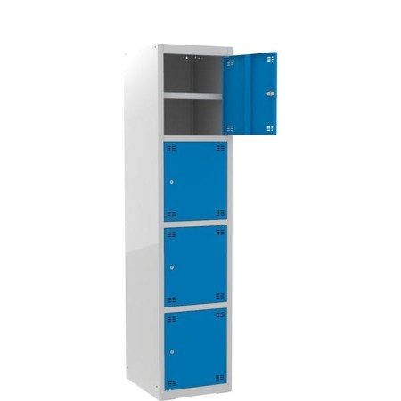 Szafka skrytkowa z półką PROFI B4/4 szer.41,5 cm, wys. 180 cm kreuj swój biznes z Wyposażenie sklepów i instytucji  - Kreuj swój biznes z 4store.pl