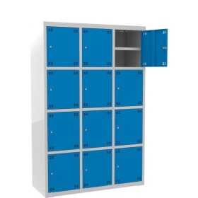 Szafka skrytkowa z półką PROFI B12/4 szer.118,5 cm, wys. 180 cm