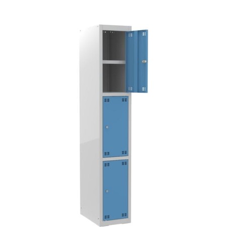 Szafka skrytkowa z półką PROFI B3/3 szer.31,5 cm, wys. 150 cm kreuj swój biznes z Wyposażenie sklepów i instytucji  - Kreuj swój biznes z 4store.pl