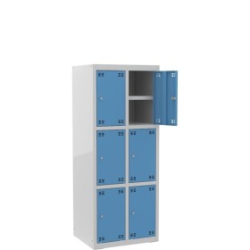 Szafka skrytkowa z półką PROFI B6/3 szer.60 cm, wys. 150 cm