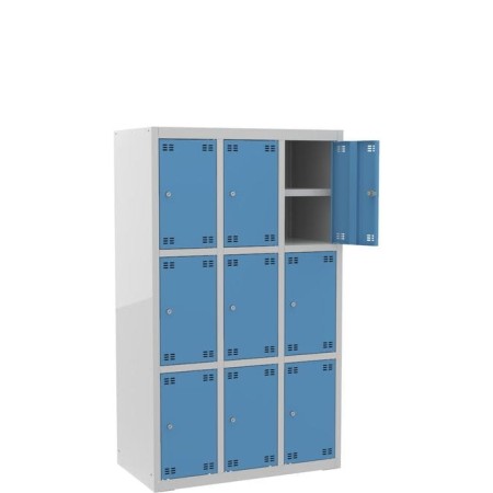 Szafka skrytkowa z półką PROFI B9/3 szer.88,5 cm, wys. 150 cm kreuj swój biznes z Wyposażenie sklepów i instytucji  - Kreuj swój biznes z 4store.pl