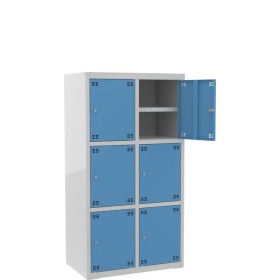 Szafka skrytkowa z półką PROFI B6/3 szer.80 cm, wys. 150 cm