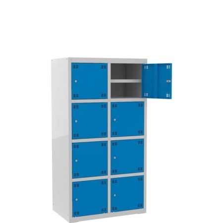 Szafka skrytkowa z półką PROFI B8/4 szer.80 cm, wys. 150 cm kreuj swój biznes z Wyposażenie sklepów i instytucji  - Kreuj swój biznes z 4store.pl