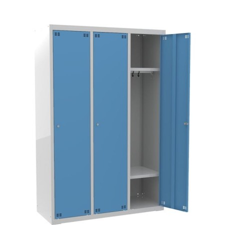 Szafa ubraniowa PROFI U3 z półką na buty szer.118,5 cm kreuj swój biznes z Wyposażenie sklepów i instytucji  - Kreuj swój biznes z 4store.pl