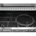 Grill gazowy 6+1 20,5 kW - żeliwne ruszty i półka rozgrzewająca w komorze