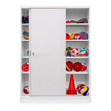 Szafa sportowa z drzwiami przesuwnymi PROFI-SP150w 1+1 kreuj swój biznes z Wyposażenie sklepów i instytucji  - Kreuj swój biznes z 4store.pl