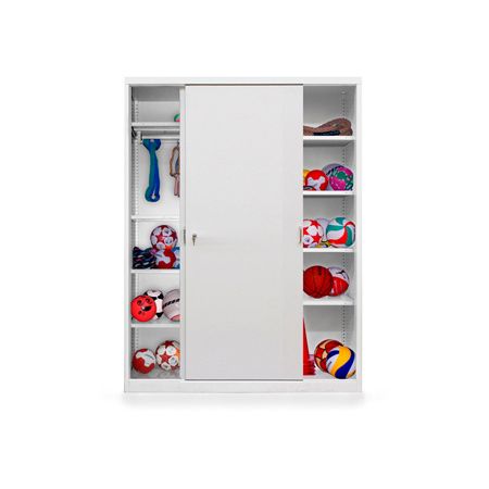 Szafa sportowa z drzwiami przesuwnymi PROFI-SP150w 2+1 kreuj swój biznes z Wyposażenie sklepów i instytucji  - Kreuj swój biznes z 4store.pl