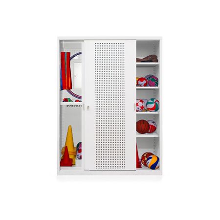 Szafa sportowa z drzwiami przesuwnymi PROFI-SP150w 4+1 kreuj swój biznes z Wyposażenie sklepów i instytucji  - Kreuj swój biznes z 4store.pl