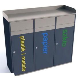 Kosz do segregacji odpadów Etna III 120 l, dla gastronomii